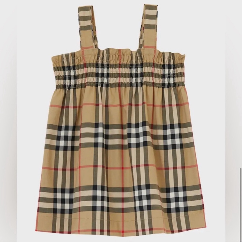 Baby Baby Girls Joan Vintage Check-Print Dress
